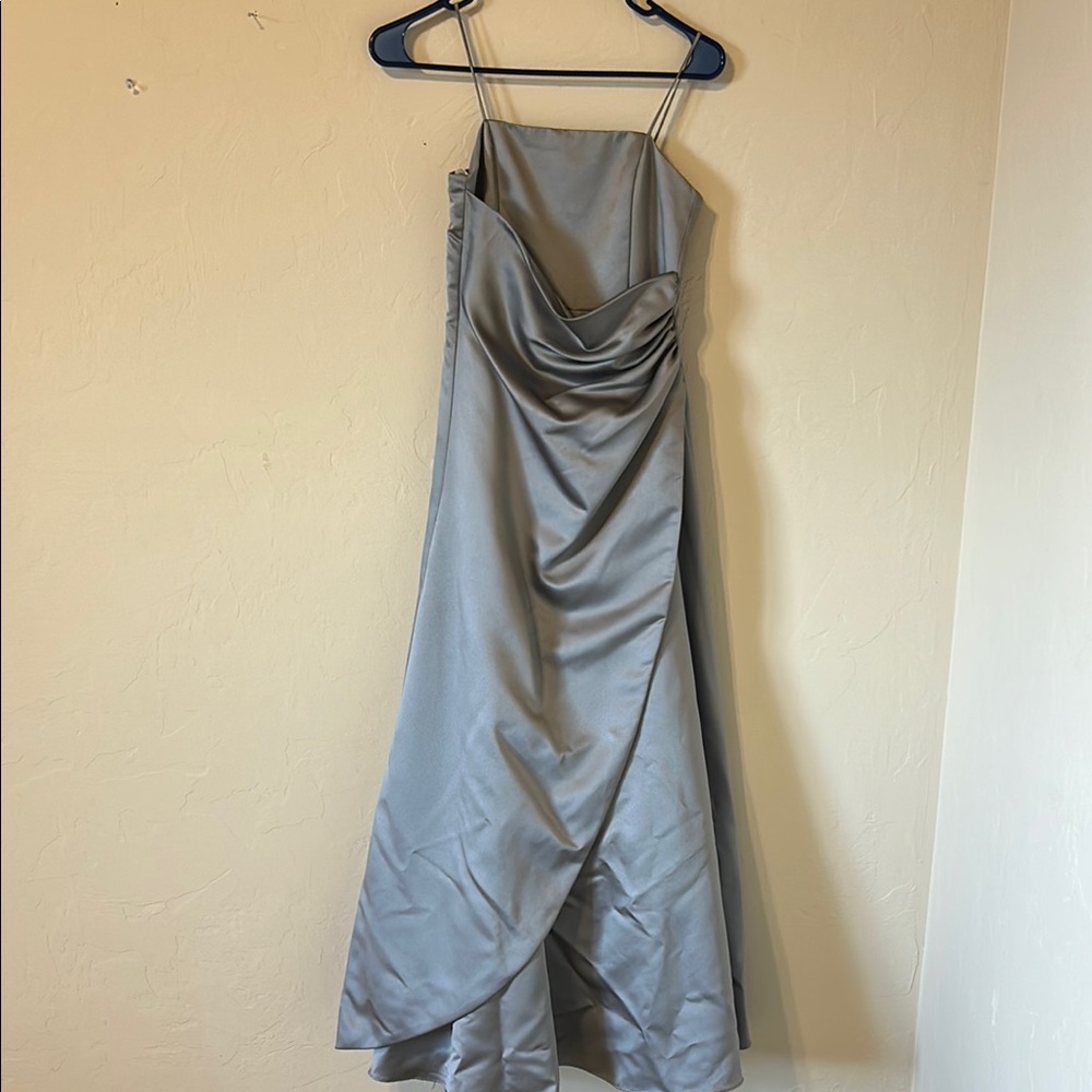 Elegant Gray Evening Dress